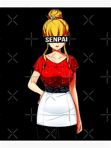 Mako Senpai Hentai Anime Mitsuki Kawaii Waifu Art Metal Print By UshaChristophe3 Redbubble
