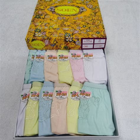 So En Bikini Panty Women Underwear Bco Embroidered Authentic Cotton Pcs Shopee Malaysia