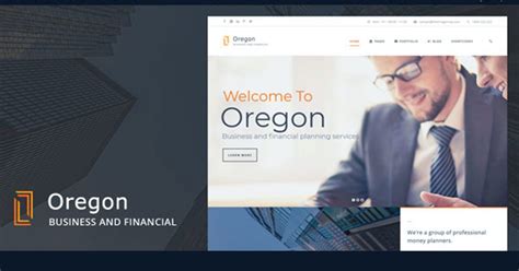 oregon finance html template web templates envato elements