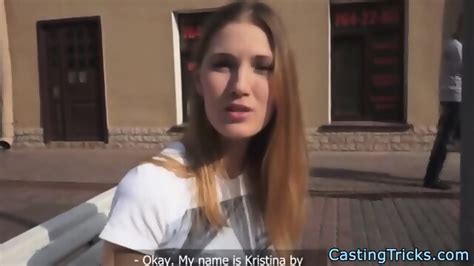 Skinny Russian Casting Amateur Exploited