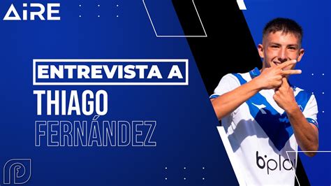 Entrevista A Thiago Fern Ndez Jugador De La Reserva De V Lez Youtube