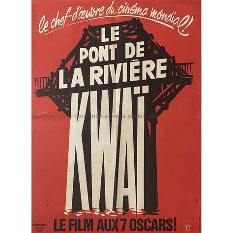 Affiche De Film Fran Aise De Le Pont De La Riviere Kwai X Cm