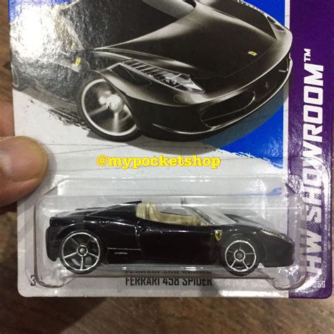 Reserved Hot Wheels Ferrari Spider Black Hotwheels Showroom Asphalt Assault