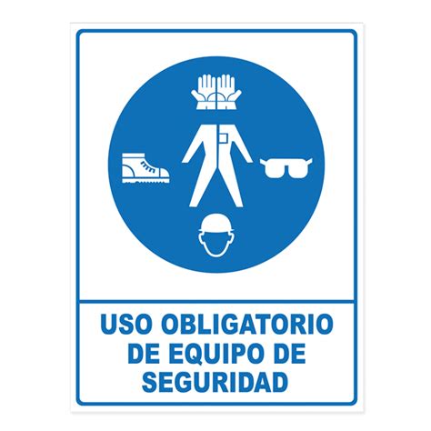 Señal Uso Obligatorio De Equipo De Seguridad Rkl Graphics Solutions