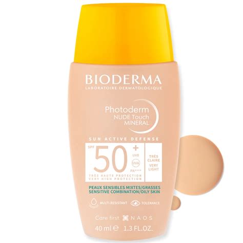 BIODERMA PHOTODERM Nude Touch SPF50 Teinte Tres Claire 40ml