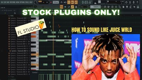 FREE FLP How To Make Juice WRLD Type Beat Using Stock Plugins FL