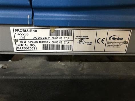 Used NORDSON PROBLUE HOT MELT SYSTEM For Sale At Global Equipmen