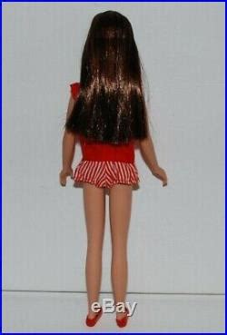 Vintage Brunette Color Magic Skipper In Original Swimsuit And Japan Flats Vintage Japan Doll