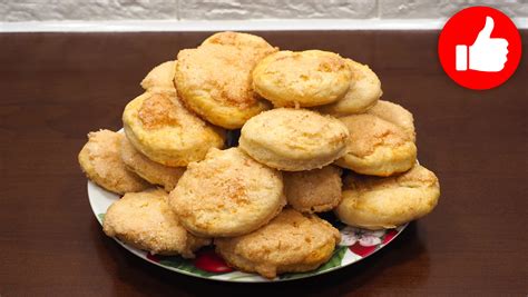 Печенье на сметане - пошаговый рецепт с фото (3791 просмотр)