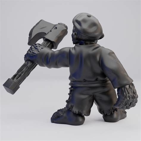 Hot Goblin ハーフリング斧付きC ミニチュア ホットゴブリン 村人 盗賊