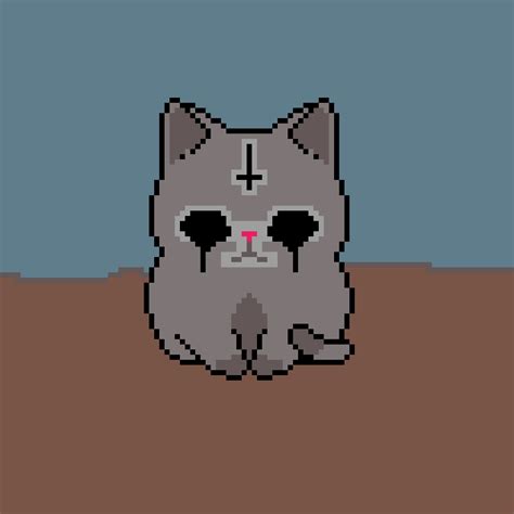 Pixilart - Demonic cat by Swish