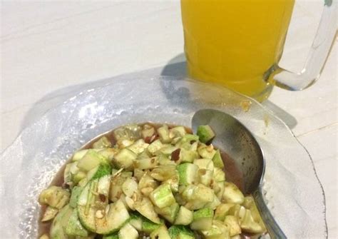 Resep Rujak Timun Terasi Ala Banten Khas Carita Oleh Riny Maryani