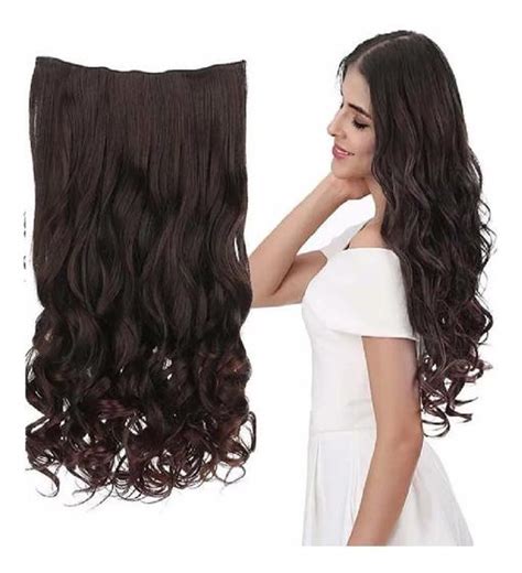 Aplique Tic Tac Cabelo Humano Ondulado 50cm 50 Gramas 1t Jkbellus