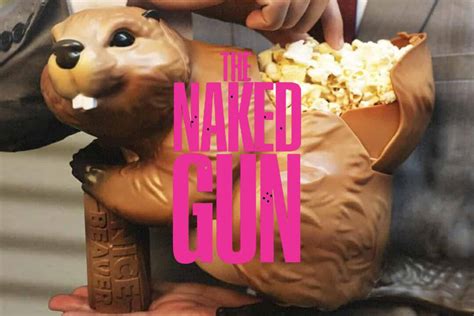 Well Dam Thats A Nice Beaver The Naked Gun Popcorn Bucket Is Coming To Regal Cinemas