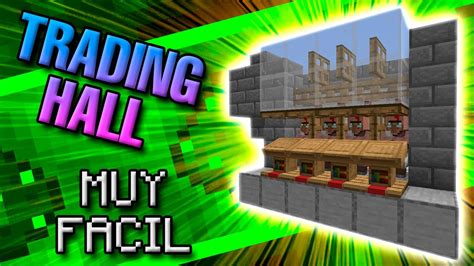 Trading Hall F Cil Compacto Stackable Minecraft Youtube