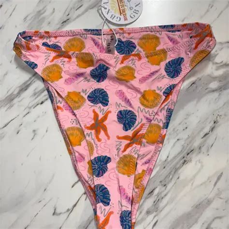 X Ana Stowell Cove Bikini Bottom Pink Size M Off Retail New With Tags From Elizabeth