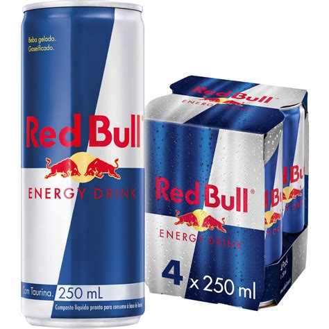 Energético Red Bull Energy Drink 250 Ml 4 Latas