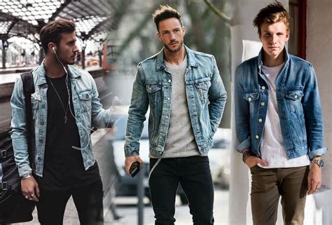 10 Maneiras De Usar Uma Jaqueta Jeans Moda Para Homens