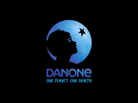 法国danone达能食品logo设计 德启设计