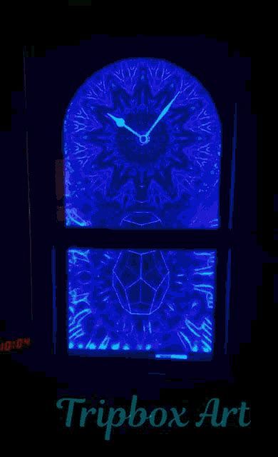 Trippy Rave  Trippy Rave Clock Discover And Share S