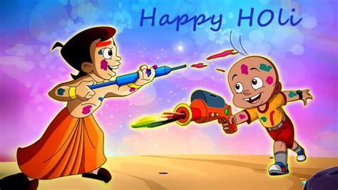 Happy Holi Funny Cartoon Images God HD Wallpapers