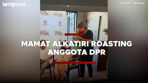 Mamat Alkatiri Dilaporkan Ke Polisi Setelah Stand Up Comedy Apa Itu