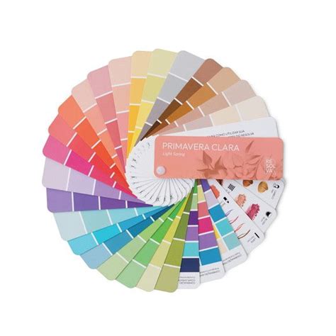 Cartela De Cores Soft Color - Cartela de Cores | Paleta Coloração Pessoal Primavera Clara | Elo7 ...
