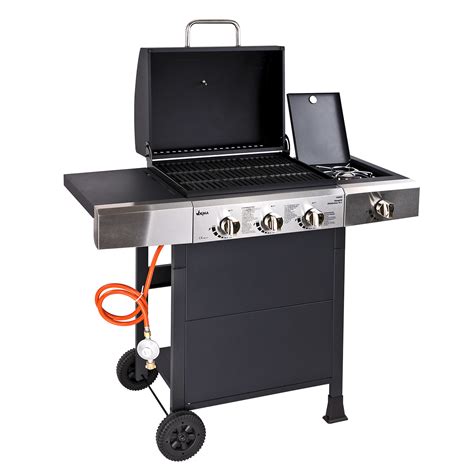 Gasgrill Gas Grill Grillwagen Barbecue Bbq 4 Flammen