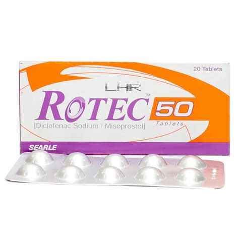 Rotec 50 50mg Tablets Uses Side Effects And Price In Pakistan