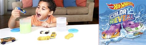 Hot Wheels Cars Set Of Color Reveal Vehicles In Scale With Surprise Initial Reveal