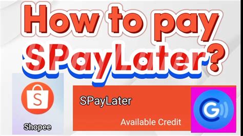 HOW TO PAY SHOPEE SPAYLATER ACCOUNT USING GCASH YouTube