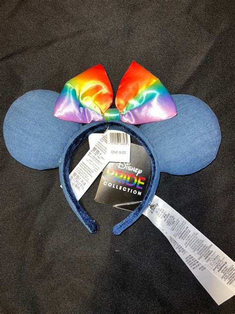 Disney Parks Rainbow Minnie Mouse Headband Ears LGBTQ Pride Gay Days New EBay