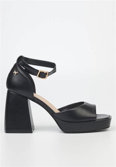 Naked Ankle Tie Block Heel Black Rock Co Heels Superbalist