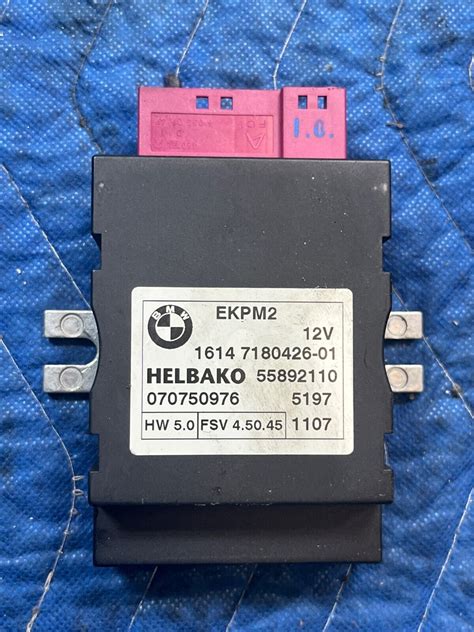 2006 2008 Módulo De Control De Bomba De Combustible Bmw E90 E60 Ekp Ekpm2 Helbako 7180426 Ebay