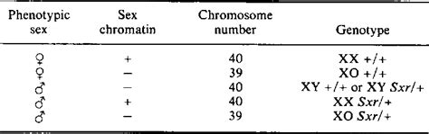 Table 1 From The Fate Of Germ Cells In The Testis Of Fetal Sex Reversed