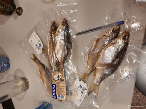 Вобла вяленая Fishka ИП Капкаев солёно-сушеная в в/у - «Мягкая, не ...