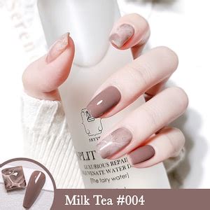 Milk Tea Set GEL Nail Polish Ml Colors Soak Off UV LED Gel Polish Nude Brown Creamy