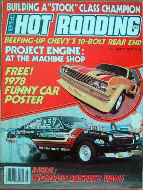 POPULAR HOT RODDING 1978 MAR BONNEVILLE BEAST HOT 57 FORD 1970 1979 JIM S MEGA MAGAZINES