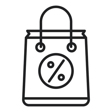 Sale Product Bag Icon Outline Vector Digital Mix 16817142 Vector Art