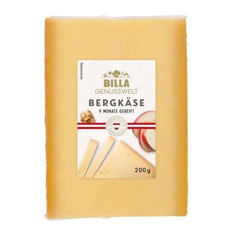 BILLA Genusswelt Bergkäse BILLA Online Shop