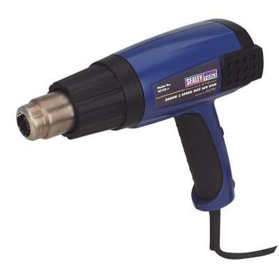 Sealey HS102 Hot Air Gun 2000W 3 Speed 50 600C Variable Heat CCW Tools