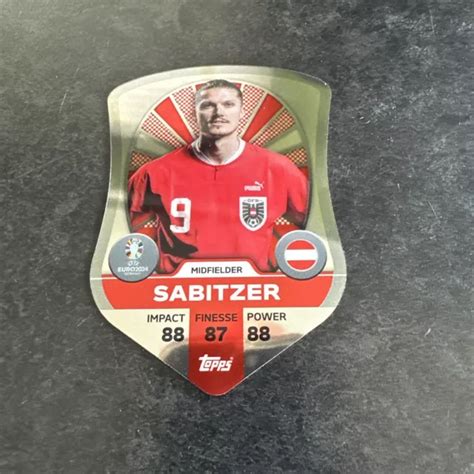 Match Attax Euro Sc Marcel Sabitzer Austria Pro Elite Chrome