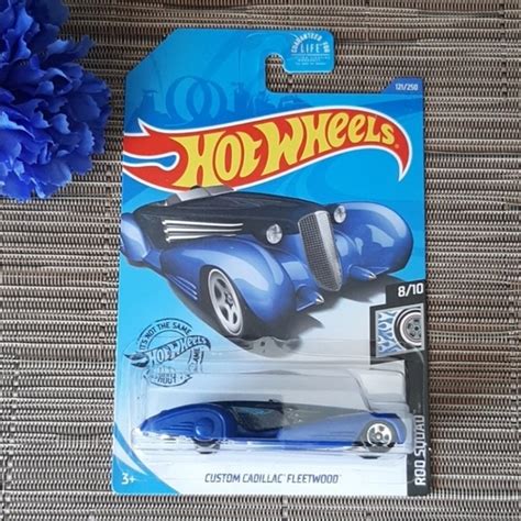Mattel Other Hot Wheels Custom Cadillac Fleetwood Blue 220 Rod Squad Collection Poshmark