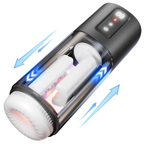 KERERO Automatic Male Masturbator With Vibrating Rubbing Heating Levels Male Sex Toys