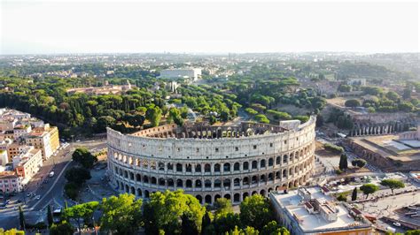 Drone Shot of the Colosseum · Free Stock Photo