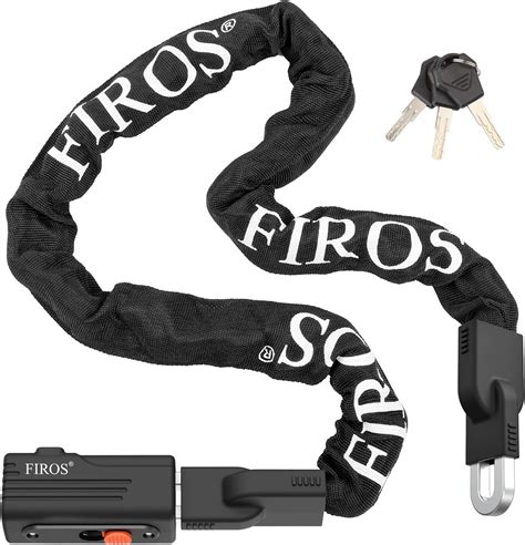 Amazon Firos Ft Hardened Steel Bike Lock With Key Anti Theft