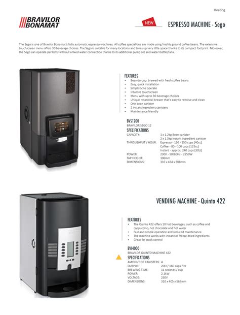 Espresso And Coffee Machines Pmb Catering Equipment