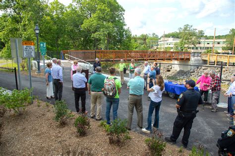 Wilton opens pedestrian bridge linking train station, Merwin Meadows