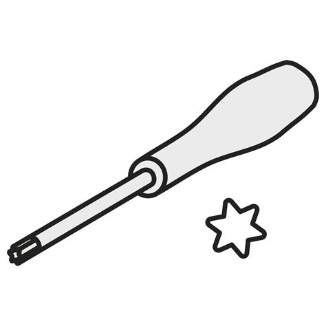 Screwdriver Clipart Black And White