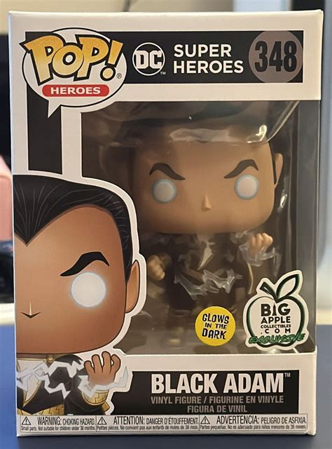 Funko Pop Dc 348 Black Adam Gitd Hobbies And Toys Toys And Games On